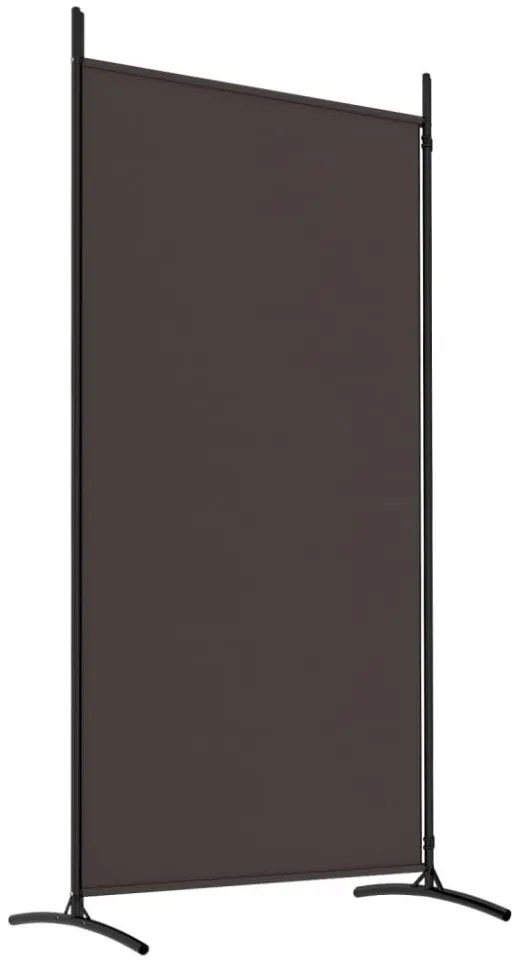 2 paneles barna szövet paraván 175x180 cm