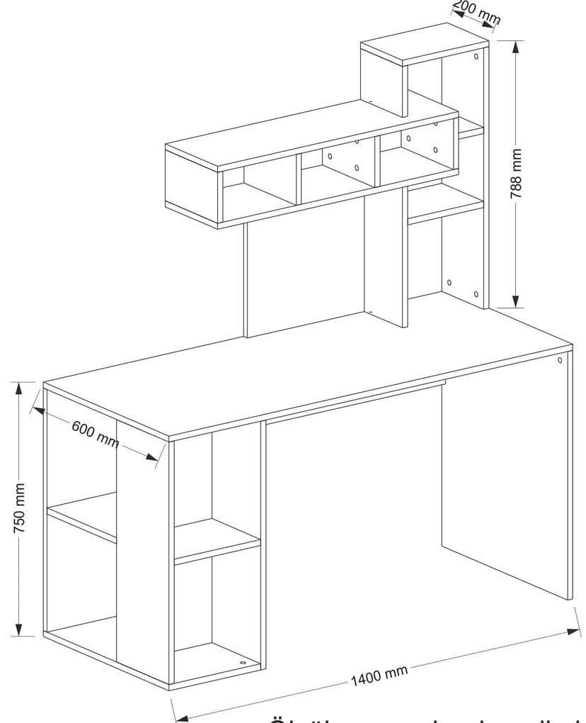 PC asztal Coralline (fehér). 1088248