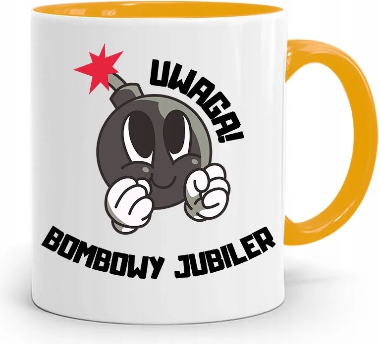 Ékszerésznek Bögre Sárga Bomba Ékszer Ajándék fényképes nyomtatással