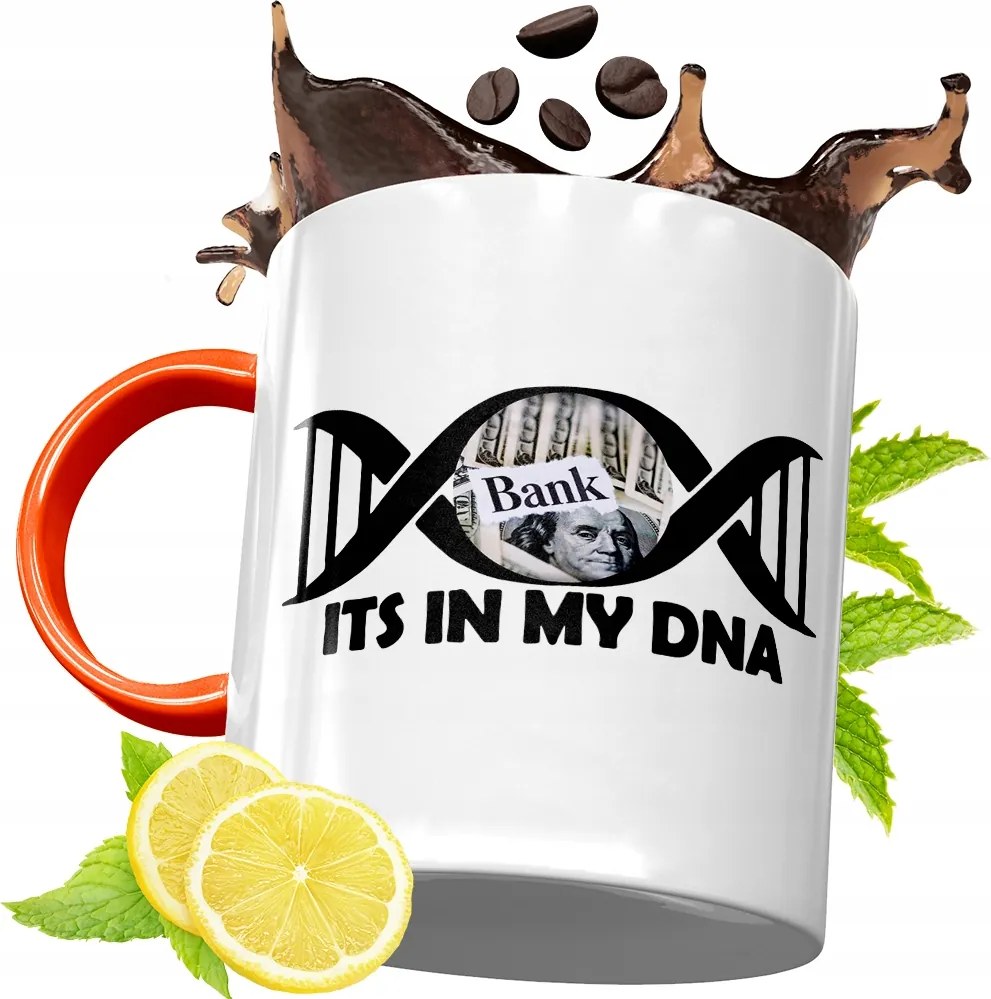 Narancssárga Bögre Bankárnak Ajándék fényképes nyomattal