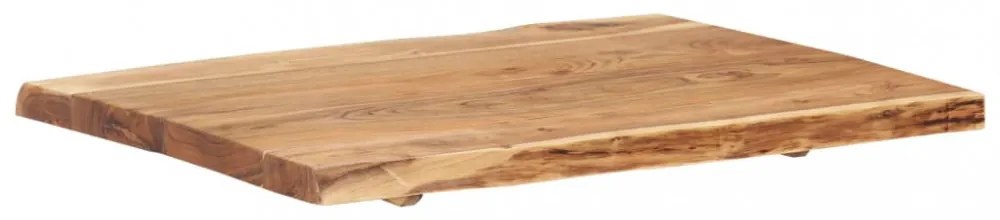 tömör akácfa asztallap 80 x (50-60) x 3,8 cm