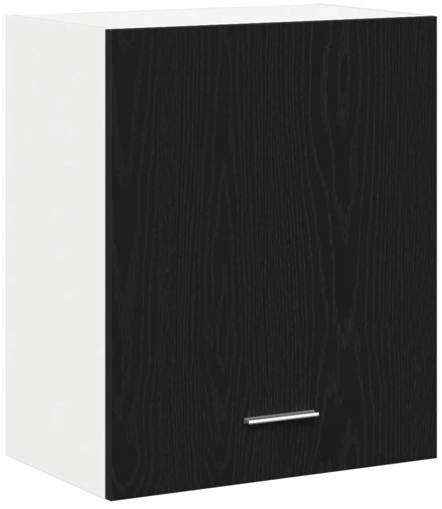 Fali Szekrények - 2 db - Fekete tölgy, 100x31x60 cm - Mérnöki fából készült