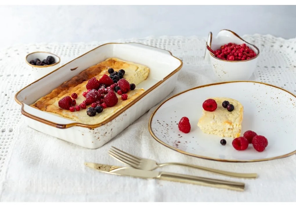 Mäser Gourmet tál Pintar Fehér barna pöttyök 9 x5,5 cm, S