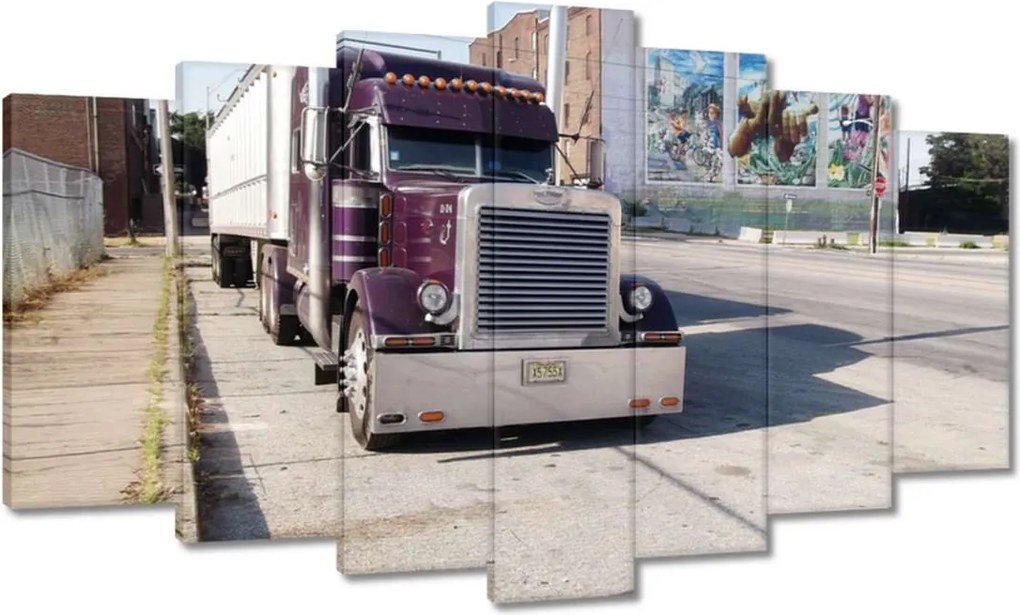 Festmények 140x80 Amerikai teherautó