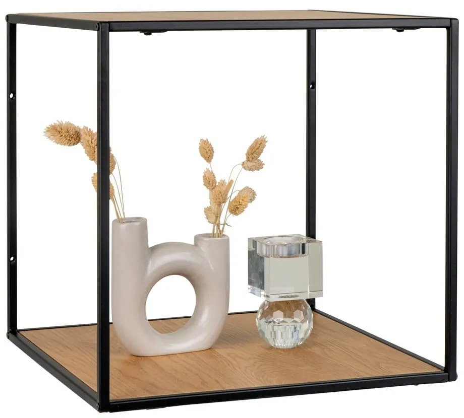 Natúr színű fali polc tölgyfa dekorral Vita – House Nordic