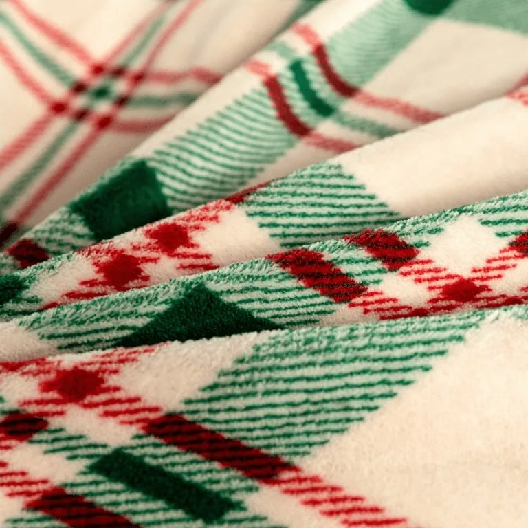 Mikroplüss ágyneműhuzat WINTER PLAID színes Ágyneműhuzat mérete: 2 db 70 x 90 cm | 200 x 220 cm