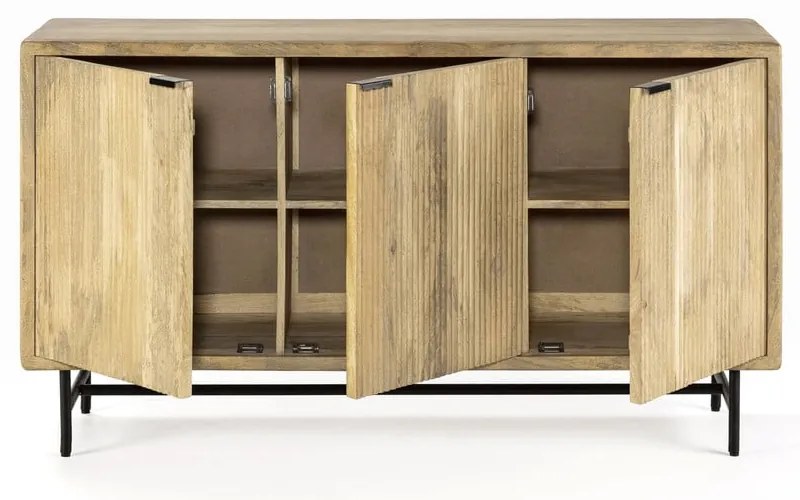 Natúr színű mangófa komód 150x85x40 cm Mundra – MOME