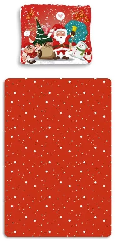 Karácsony Red ágyneműhuzat 140×200cm, 70×90 cm