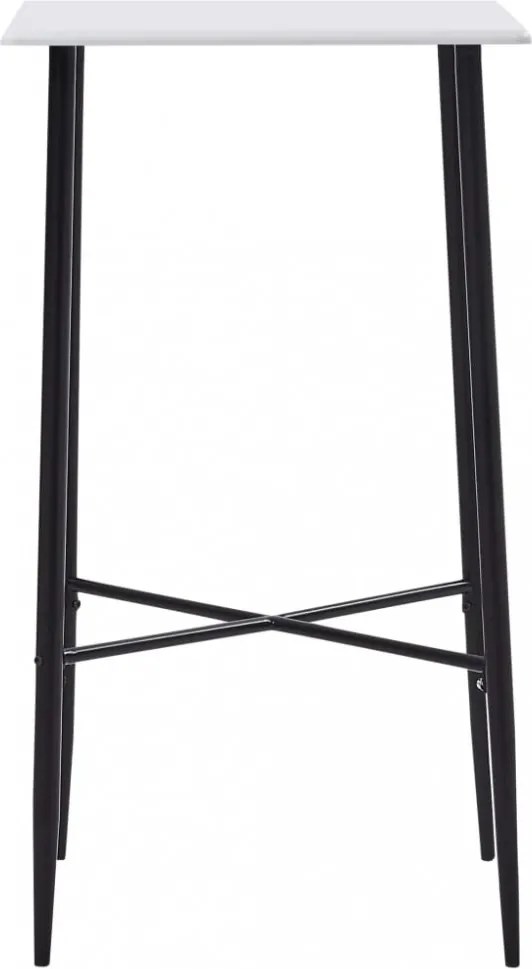 fehér MDF bárasztal 60 x 60 x 111 cm