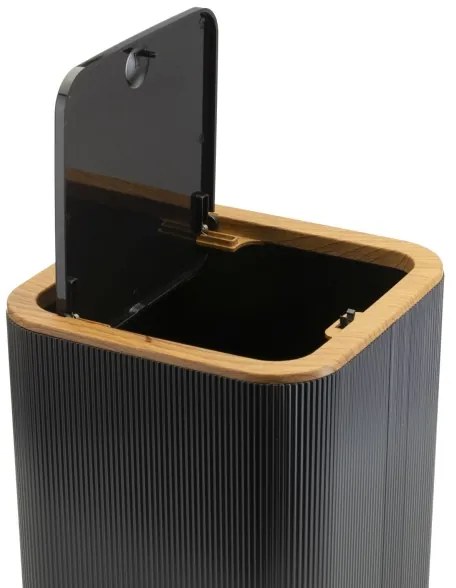 Fürdőszobai készlet ZOYA 5 db fekete/barna