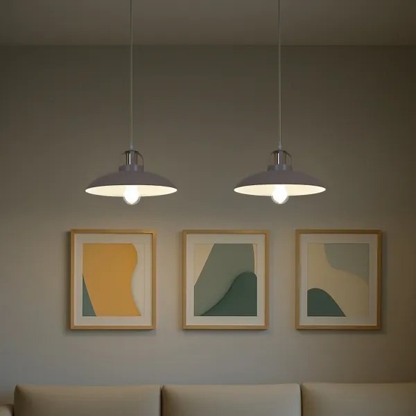 Brilagi - Csillár zsinóron FLAMENGO 2xE27/60W/230V bézs