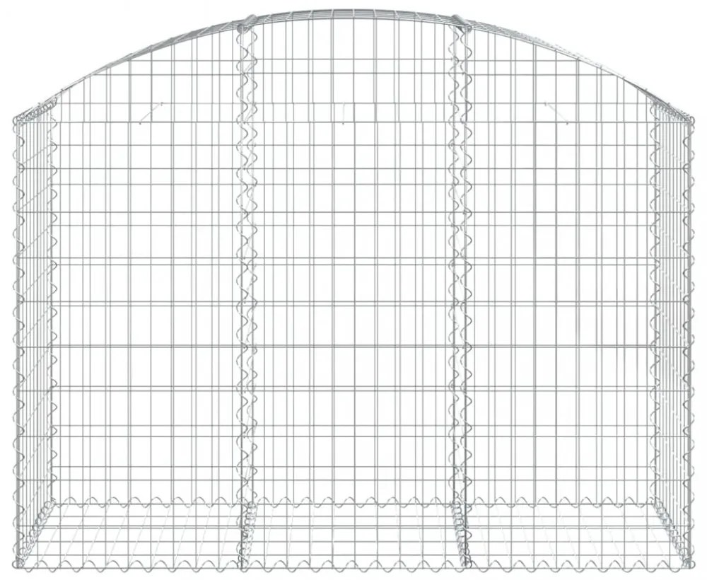 íves horganyzott vas gabion kosár 150x50x100/120 cm