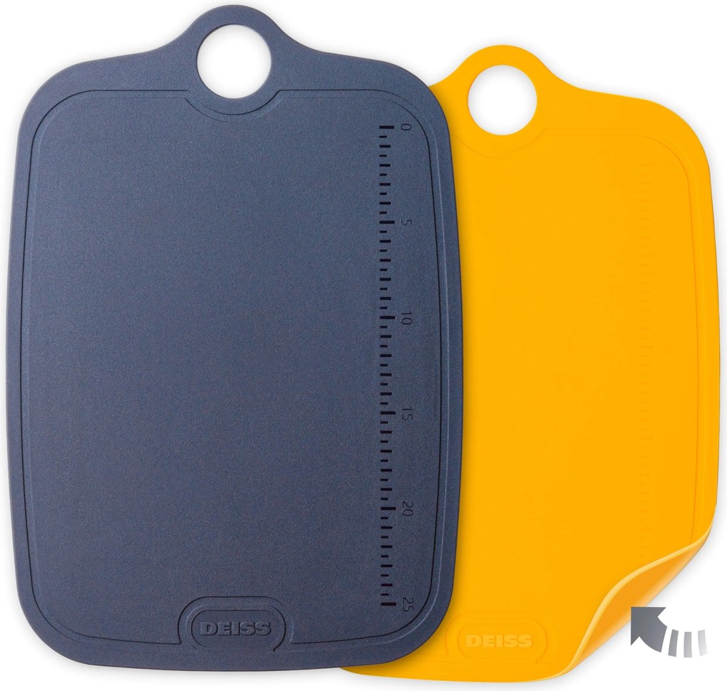 Deiss Lux Konyhai vágódeszka szett, Tpu, 2 darabos