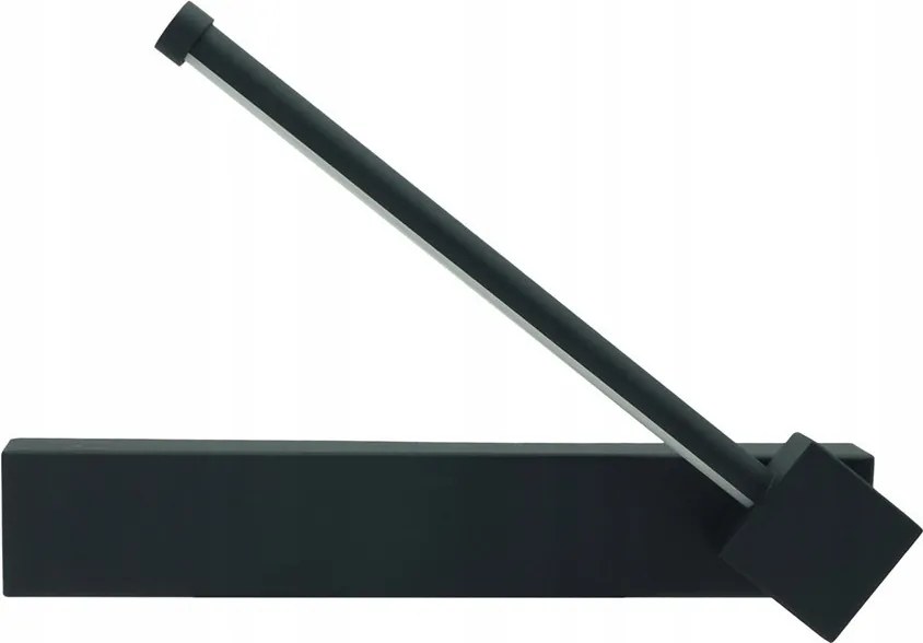 Fali lámpa IdeaLed fekete integrált Led fényforrás 6 W