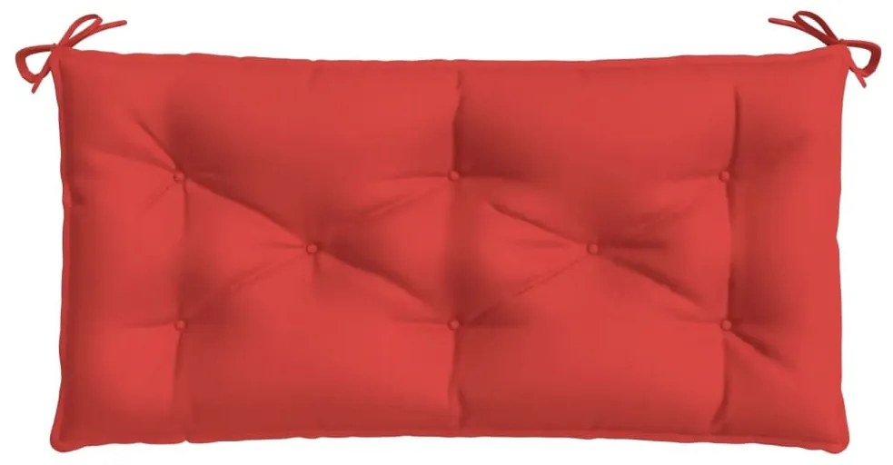 piros oxford szövet kerti padpárna 100 x 50 x 7 cm