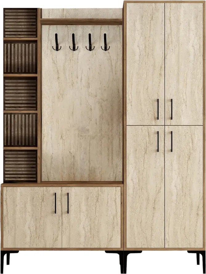 Viyana Da - Walnut, Travertine