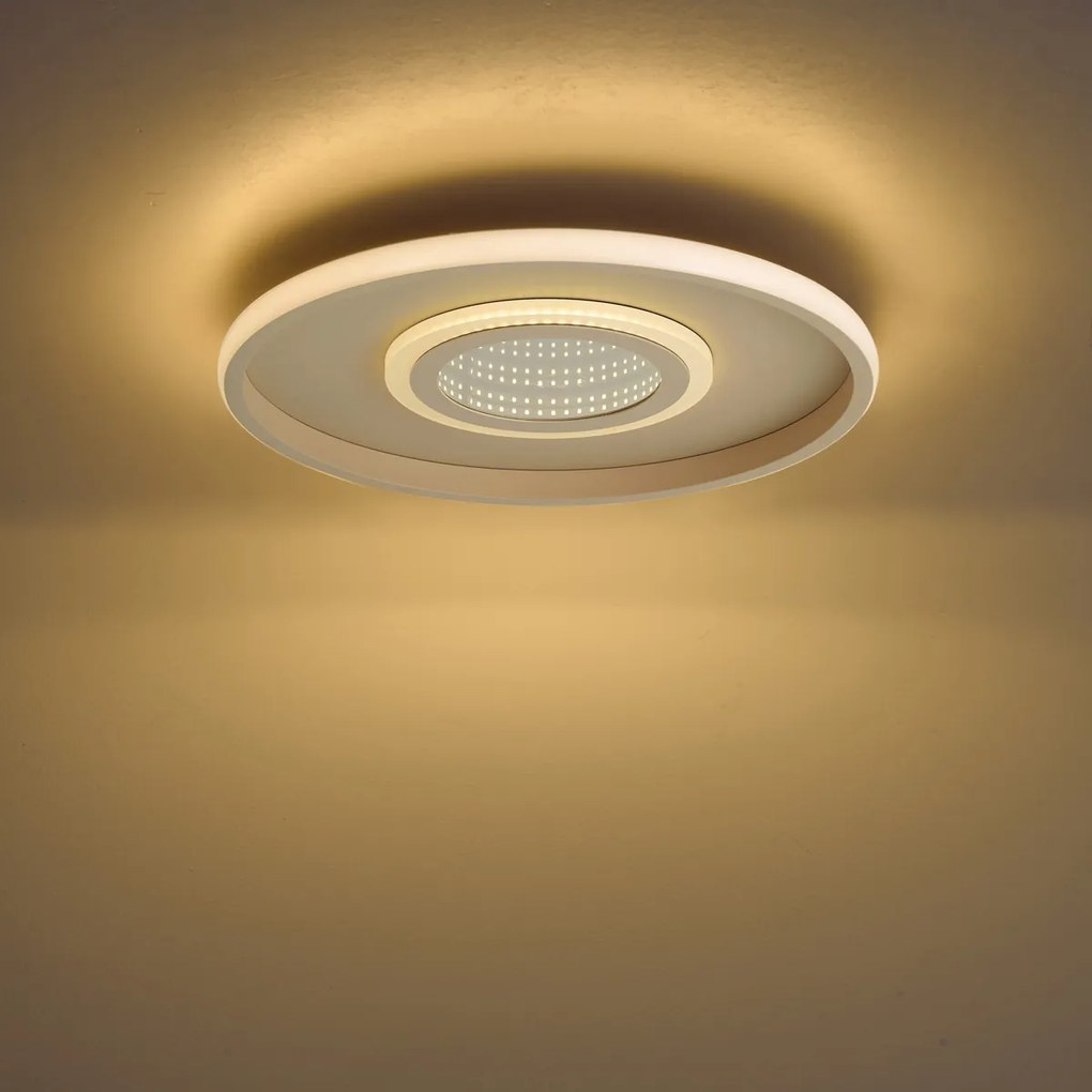 Modern mennyezeti lámpa fehér LED-del, 3 fokozatú kapcsolóval - Frini