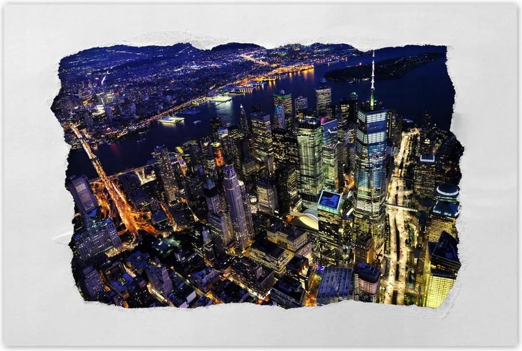 Poszterek 90x60 New York felülnézet