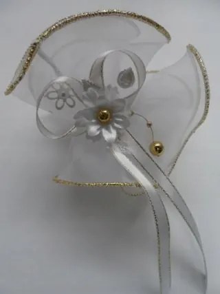 Gyertyadísz Fehér-arany... 54814