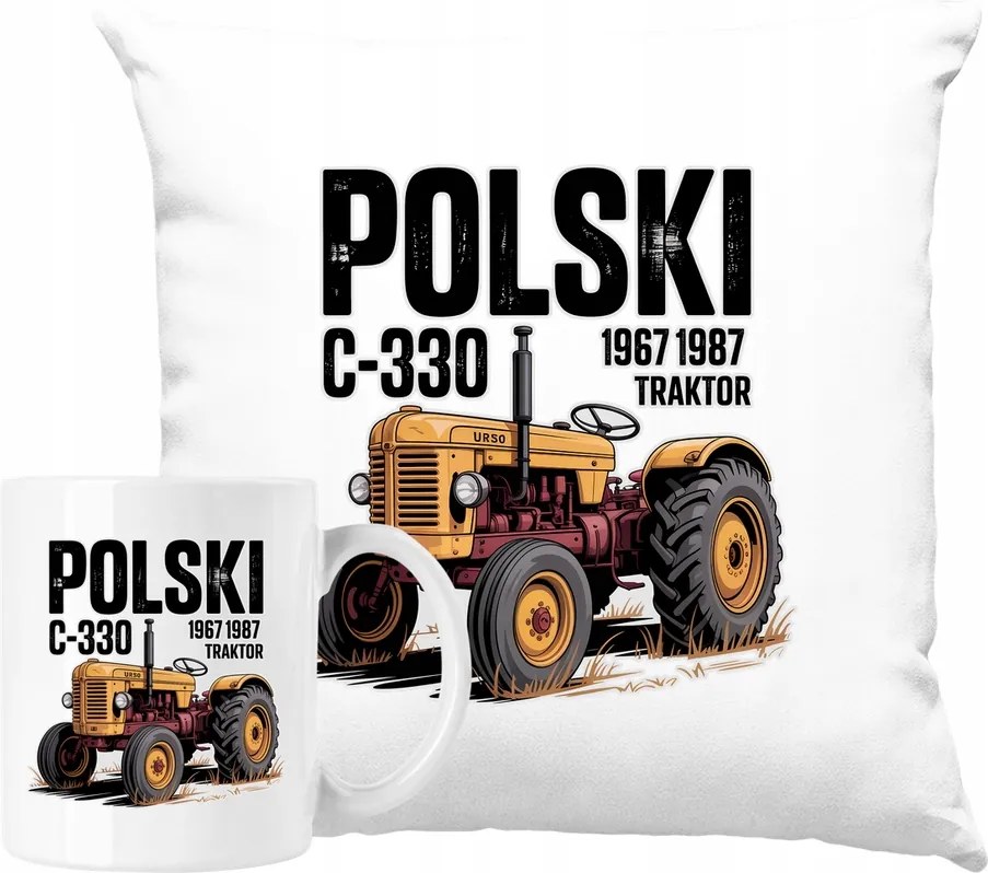 Bögre Szett Párna Traktor C-330 Prl Szállítás 4 Ötlet Ajándék