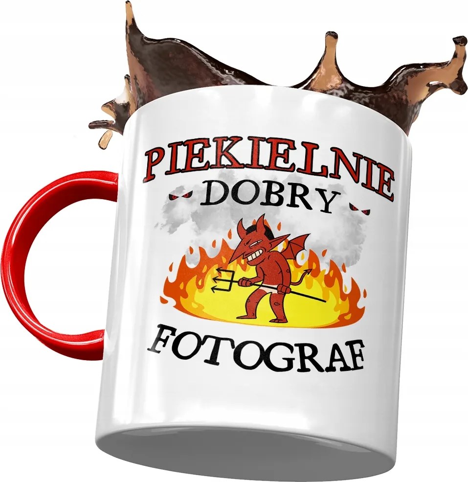 Piros Bögre Fotósnak Pokolian Jó Nyomtatott Fotóval