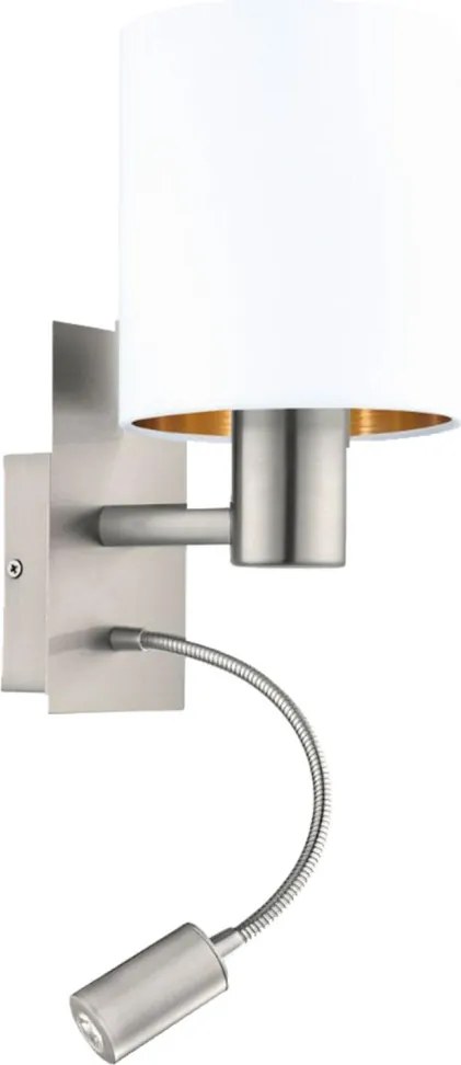 Eglo PASTERI 96484 Fali lámpa 1x40W/E27 + 1X3,5W/LED 380LM