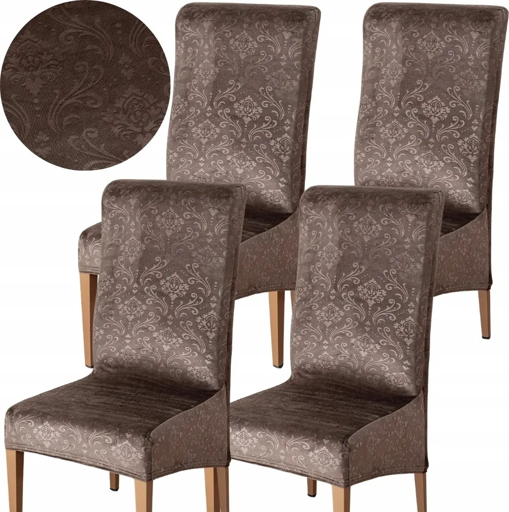 4 Db-os Székhuzat Szett Velúr Hosszúkás Velúr XXL Oeko-tex