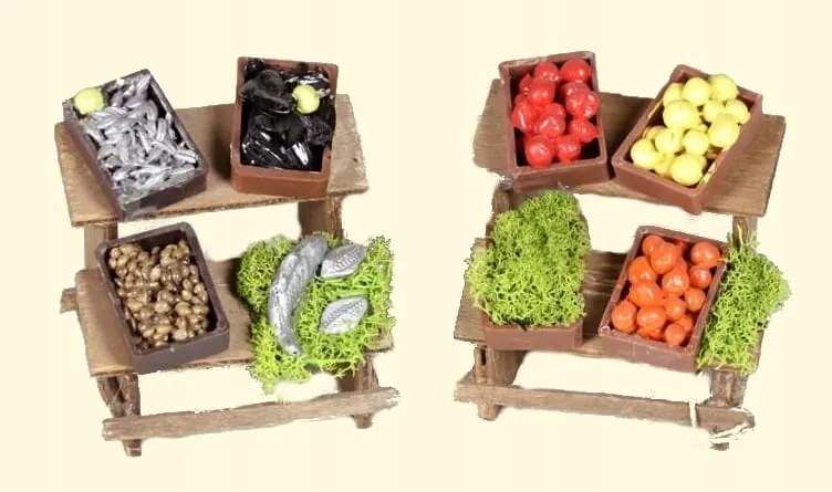 2 db Betlehem eladó stand, 8,0 x 7,0cm