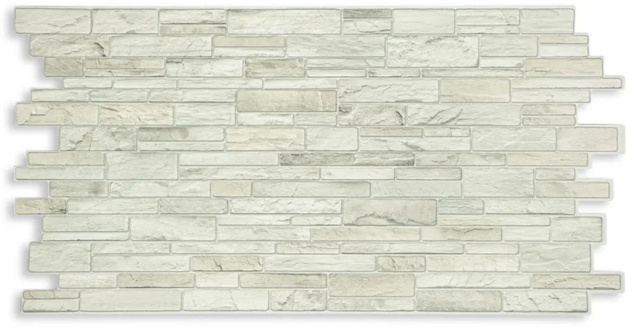 3D PVC falpanel Keskeny palakő mintás