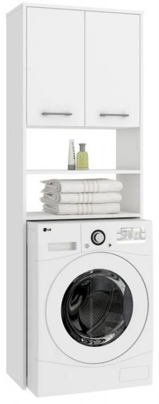 IFA fürdőszoba szekrény mosógép fölé, 34x180x30, fehér