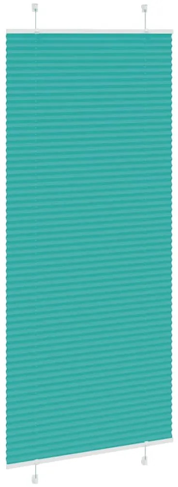 pliszírozott redőny Benzinzöld 95x200 cm szövetszélesség