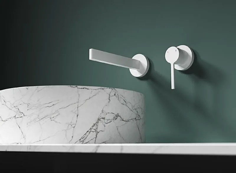 AREZZO design ELEGANT fali mosdócsaptelep, matt fehér