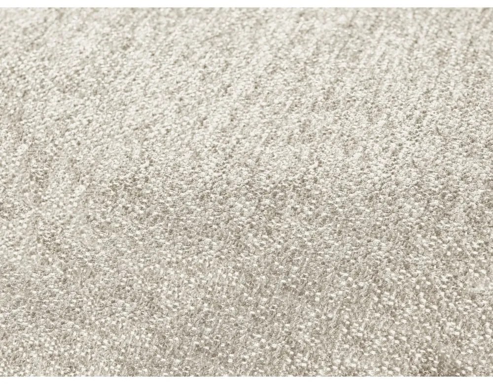 Fehér zsenília kinyitható-tárolóhelyes sarokkanapé (bal oldali-heverő résszel) Everest – Bobochic Paris