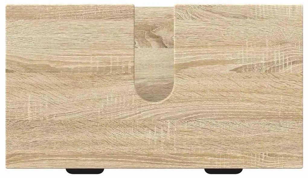 Fürdőszoba bútor szett fiókkal Sonoma tölgy Műanyag fa, fém