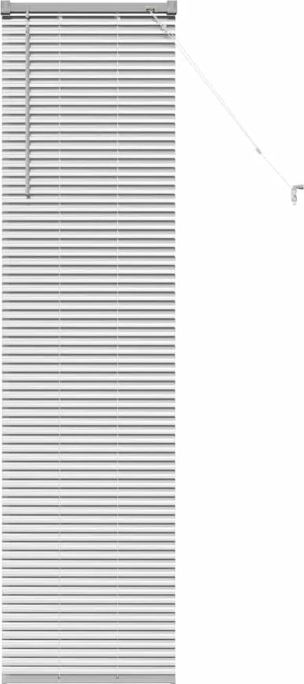 vidaXL Zsalugáter Redőnyök Ezüst 175 x 45 cm Alumínium