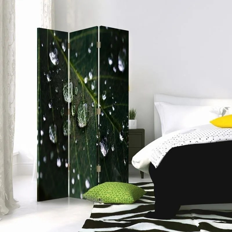 Gario Paraván Esocseppek egy levélre Méret: 145 x 170 cm, Kivitelezés: Forgó paraván 360°
