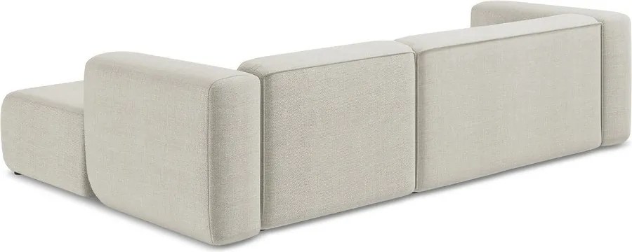 Bézs sarokkanapé (jobb oldali-heverő résszel) Ekahi – Makamii