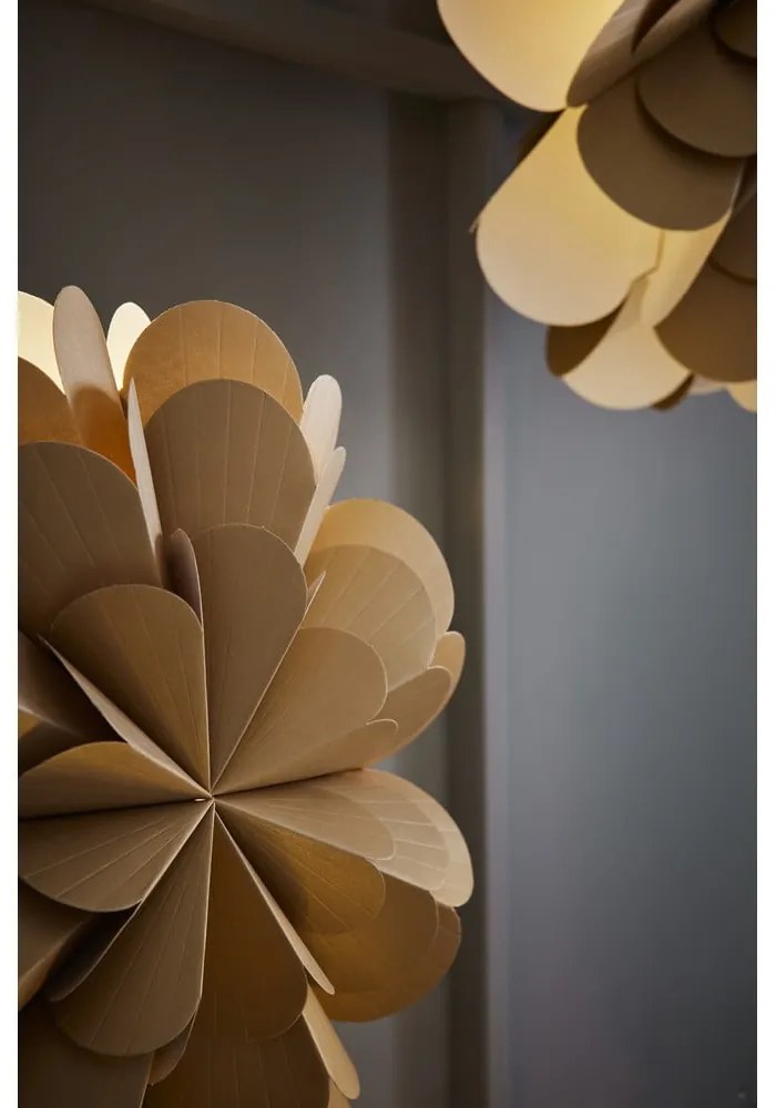 Aranyszínű fénydekoráció karácsonyi mintával ø 45 cm Maravilla – Markslöjd