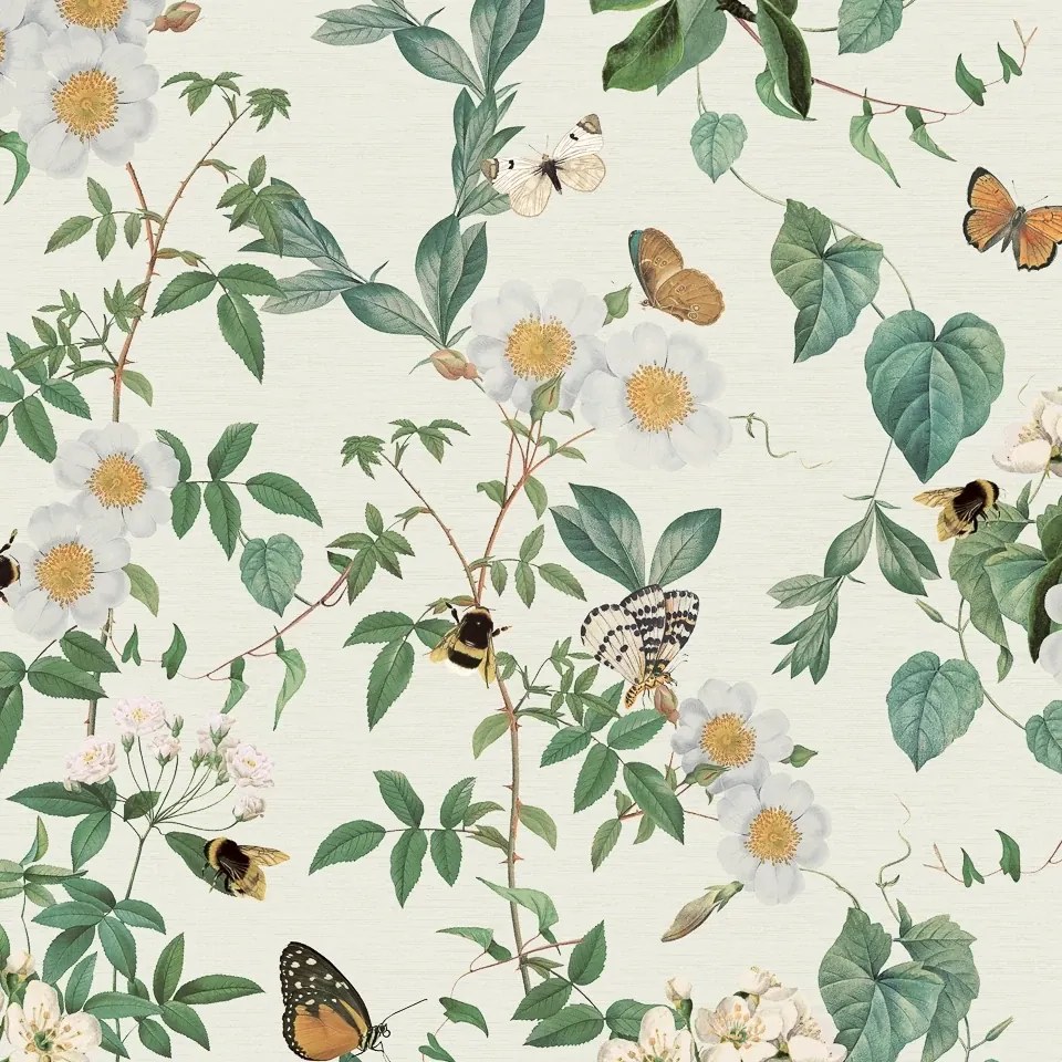 Arthouse Signature 2 Bumblebee Trail narancs-okkersárga leveles papír tapéta – 925502