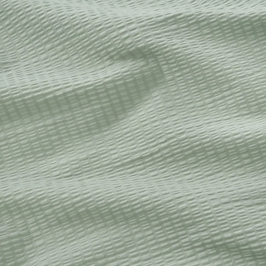 Goldea krepp ágyneműhuzat - zsálya színű 140 x 200 és 70 x 90 cm