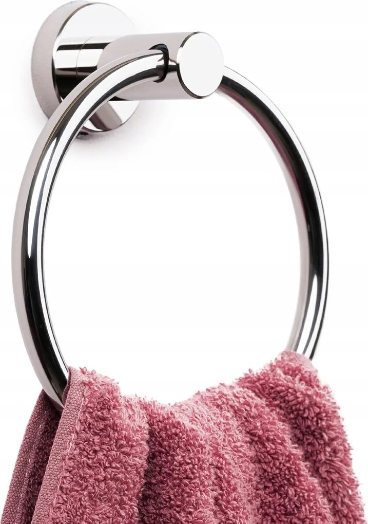 Fürdőszobai Törölközőtartó Polírozott Króm Rozsdamentes Acél Heavy Duty