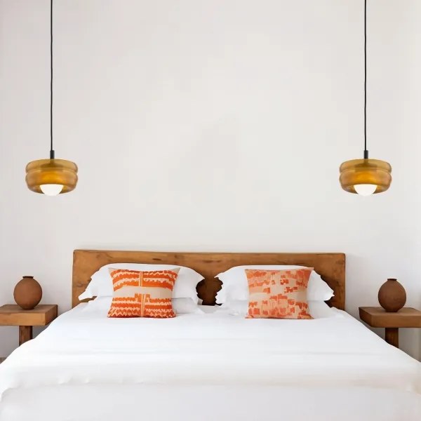 Argon 8816 - Csillár zsinóron TEVO 1xG9/4,5W/230V barna/füstös