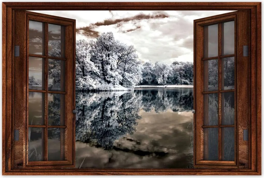 Poszterek 60x40 Sziget a tavon