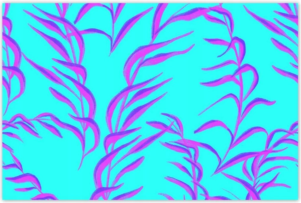 Poszterek 120x80 Modern levél minta