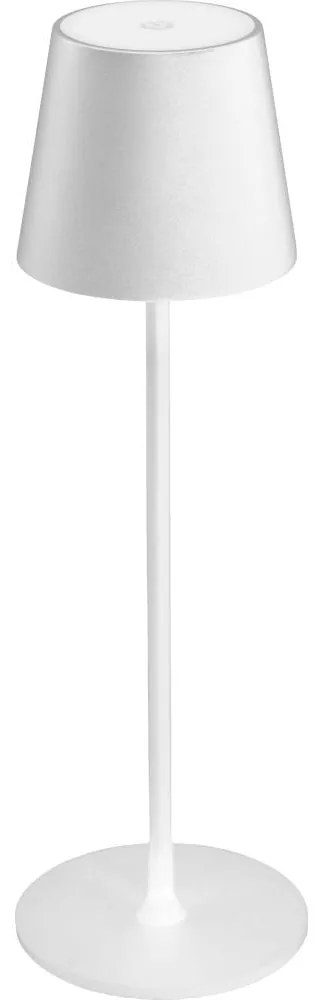 Platinet LED Dimmelhető kültéri asztali lámpa LED/4W/4000 mAh 3000/4000/5500K IP44 fehér PL0538