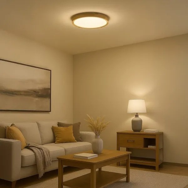 LED mennyezeti lámpa ORINOKO LED/36W/230V Ø 48 cm bézs