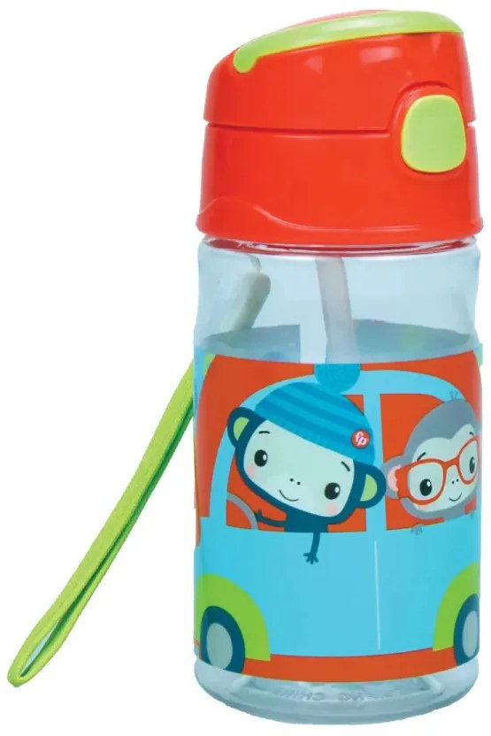 Fisher-Price műanyag kulacs akasztóval autó 350ml