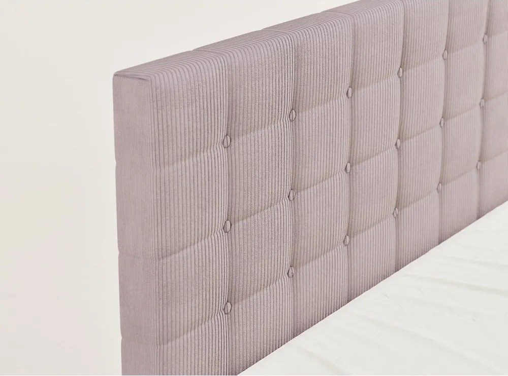 Lila ágyneműtartós boxspring ágy 180x200 cm Tasca – Maison de Rêve