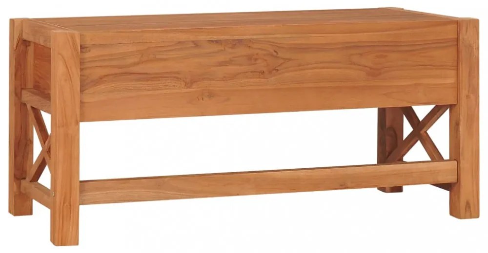 újrahasznosított tíkfa TV-szekrény 100 x 40 x 45 cm