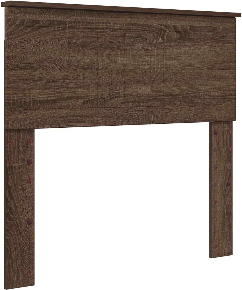 vidaXL Fejtámla Barna Tölgy 90 cm Faanyag